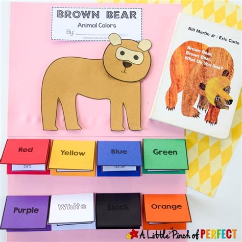 brown bear crafts preschool|brown bear what do you see activity.